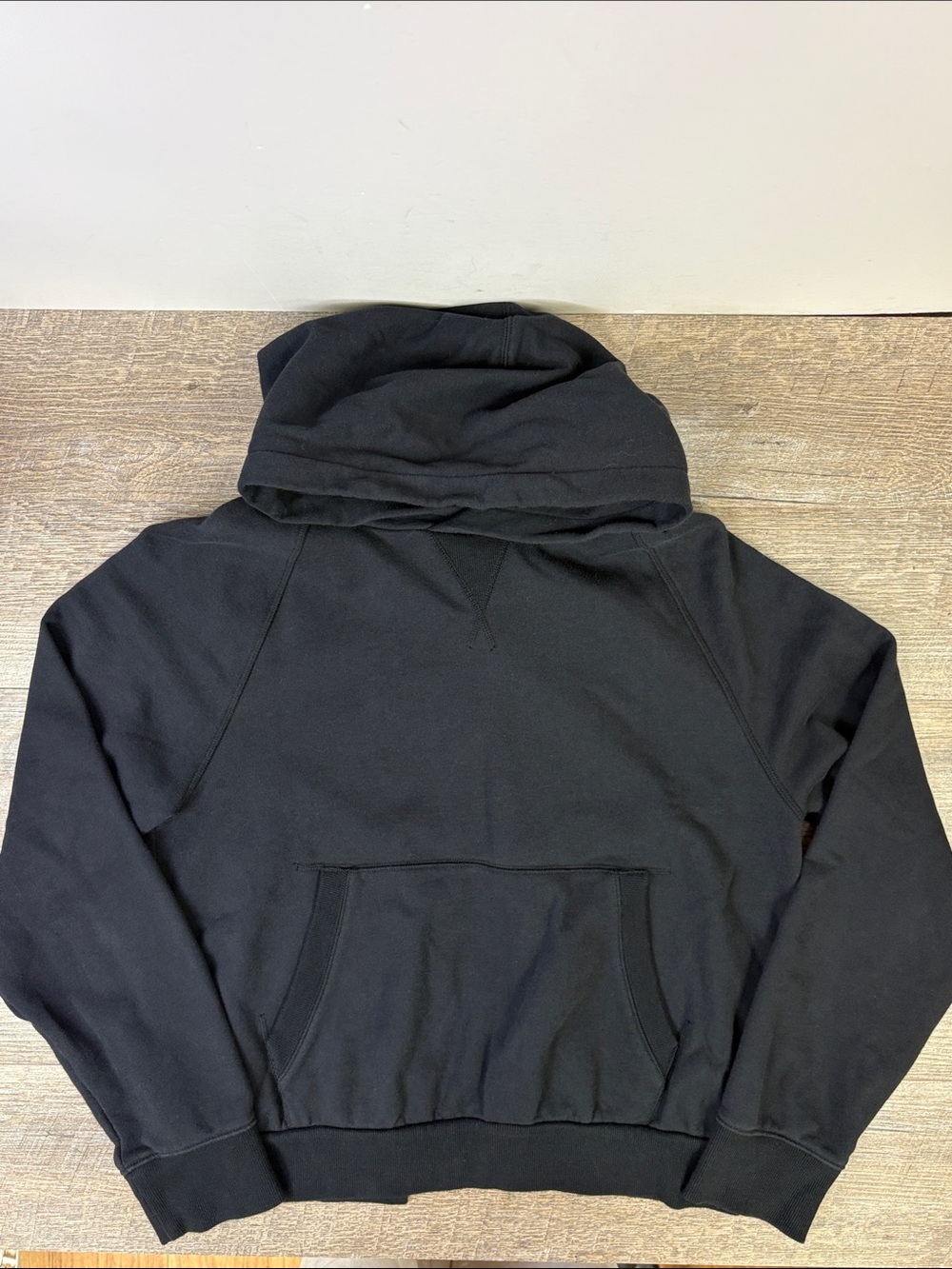 Athleta Black Open Back Split Back Hoodie Size Large